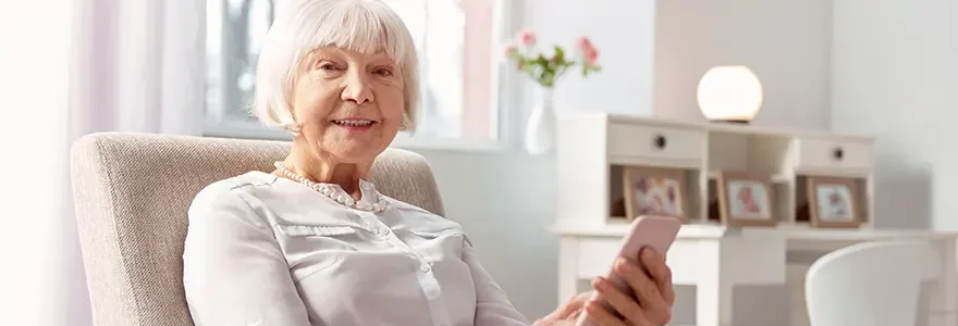 portable adapte pour les personnes âgées